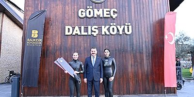 Gömeç Dalış Köyü, görkemli bir törenle açıldı