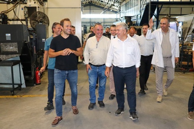 CANBEY’DEN SANAYİCİLERE ZİYARET: EKONOMİMİZİN LOKOMOTİFİ SİZSİNİZ