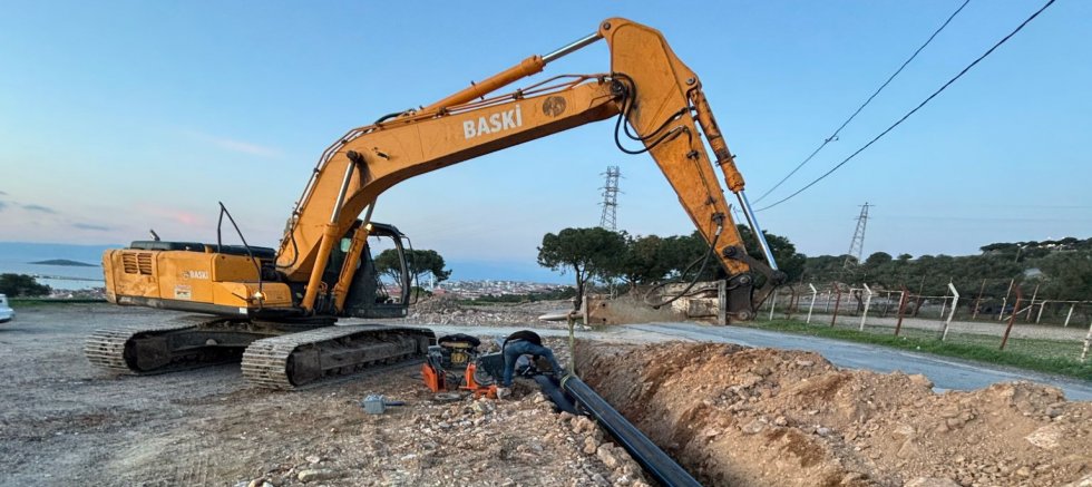 BASKİ’DEN AYVALIK’A YENİ İÇME SUYU HATTI