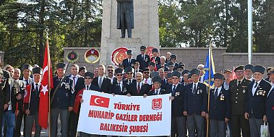 19 Eylül Gaziler Günü Balıkesir'de Törenle Kutlandı