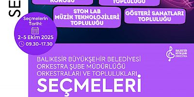 Büyükşehir Belediye Koroları yeni yeteneklerini arıyor