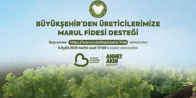 BÜYÜKŞEHİRDEN ÇİFTÇİLERE MARUL FİDESİ DESTEĞİ