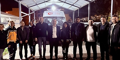 CANBEY SAHURDA SAĞLIK ÇALIŞANLARIYLA BULUŞTU