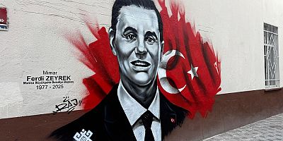 FERDİ ZEYREK’IN ADI GRAFİTİYLE YAŞATILIYOR