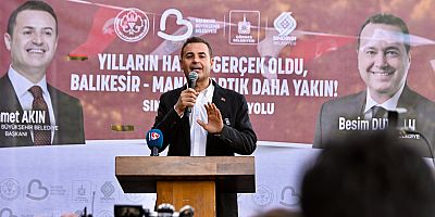 Gördes-Sındırgı yolu davul zurnayla açıldı