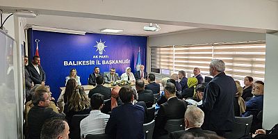 MİLLİ EĞİTİM BAKANI PROF. DR. YUSUF TEKİN’DEN AK PARTİ BALIKESİR İL BAŞKANLIĞI’NA ZİYARET