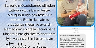 ÖZTAYLAN’IN FEVZİYE BEBEĞE DESTEĞİ SÜRÜYOR